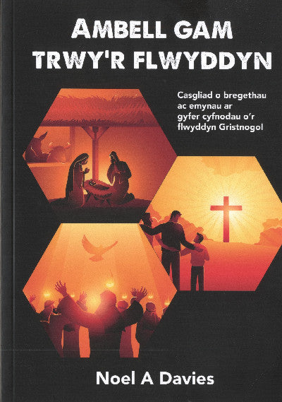 Clawr llyfr / Book cover: Ambell Gam Trwy'r Flwyddyn