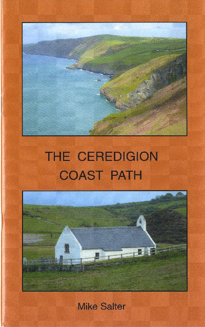 Clawr llyfr / Book cover: The Ceredigion Coast Path
