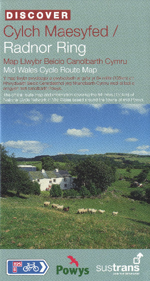 Cylch Maesyfed/Radnor Ring - Map Llwybr Beicio Canolbarth Cymru/M