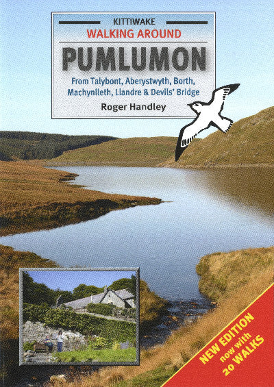 Clawr llyfr / Book cover: Walking Around Pumlumon