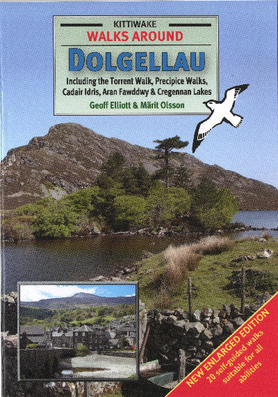 Clawr llyfr / Book cover: Walks Around Dolgellau