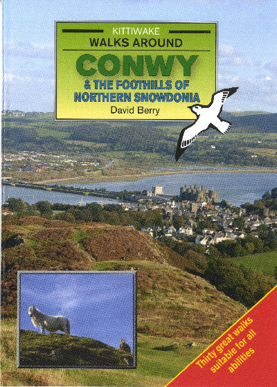 Clawr llyfr / Book cover: Walks Around Conwy