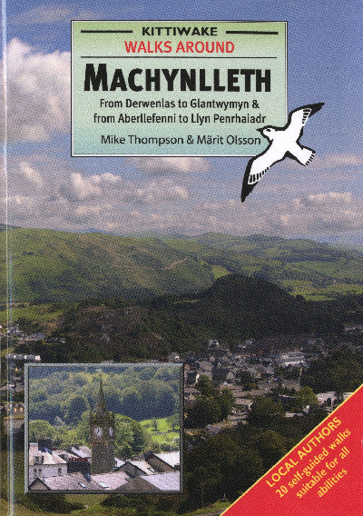 Clawr llyfr / Book cover: Walks Around Machynlleth