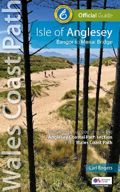 Clawr llyfr / Book cover: Wales Coast Path: Isle of Anglesey: Bangor to Menai Bridge