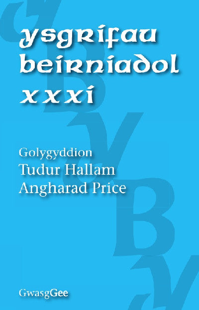 Clawr llyfr / Book cover: Ysgrifau Beirniadol XXXI