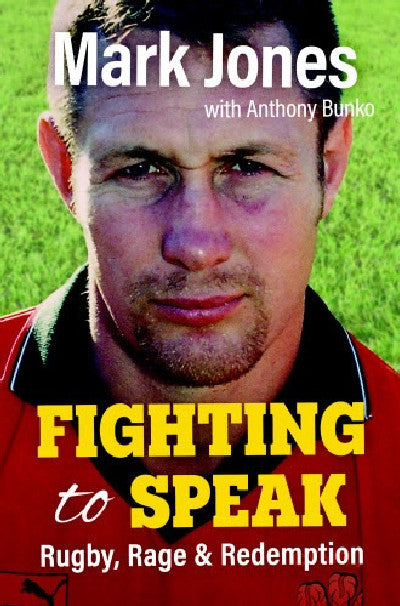 Clawr llyfr / Book cover: Fighting to Speak - Rugby, Rage and Redemption