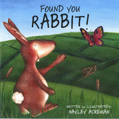 Clawr llyfr / Book cover: Found You Rabbit!