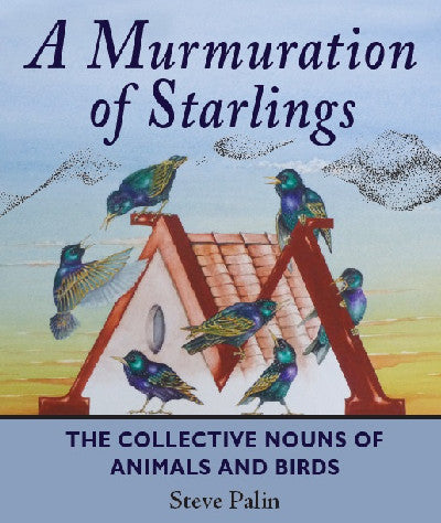 Clawr llyfr / Book cover: Murmuration of Starlings, A