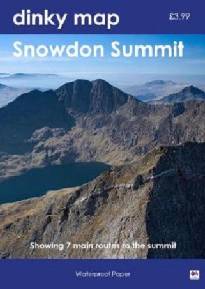 Clawr llyfr / Book cover: Dinky Map Snowdon Summit