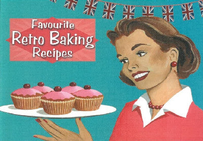Clawr llyfr / Book cover: Favourite Retro Baking Recipes