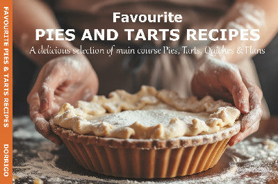 Clawr llyfr / Book cover: Favourite Pies and Tarts Recipes