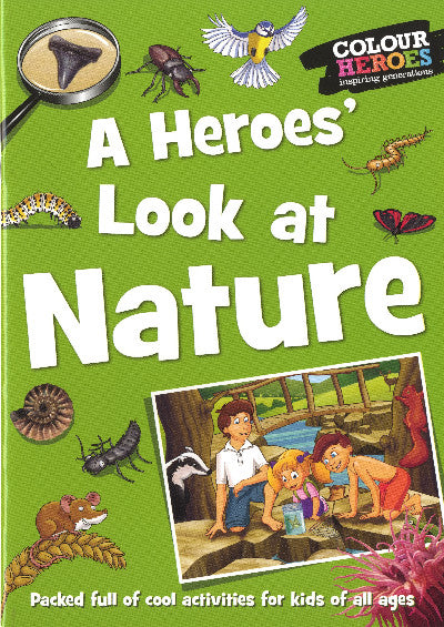 Clawr llyfr / Book cover: A Heroes' Look at Nature