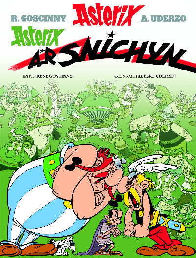 Clawr llyfr / Book cover: Asterix a'r Snichyn