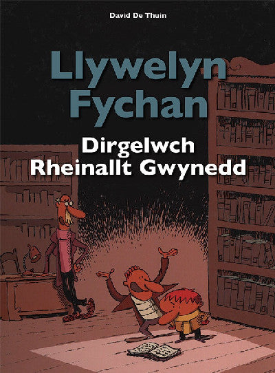 Clawr llyfr / Book cover: Llywelyn Fychan: Dirgelwch Rheinallt Gwynedd