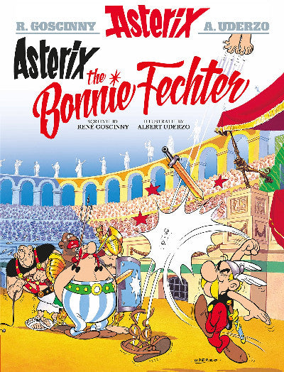 Clawr llyfr / Book cover: Asterix the Bonnie Fechter (Scots)