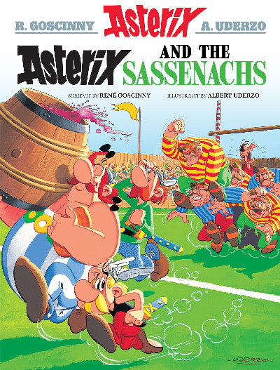 Clawr llyfr / Book cover: Asterix and the Sassenachs (Scots)