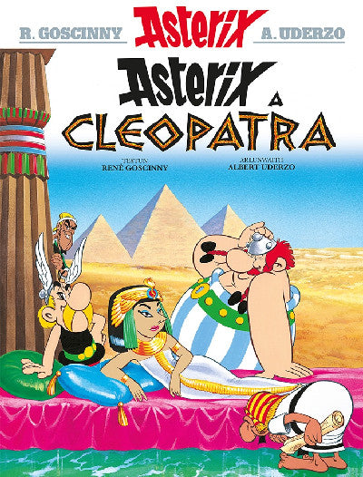Clawr llyfr / Book cover: Asterix a Cleopatra