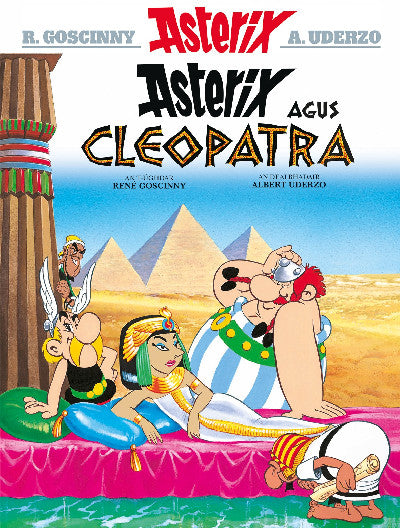 Clawr llyfr / Book cover: Asterix Agus Cleopatra (Gaelic)