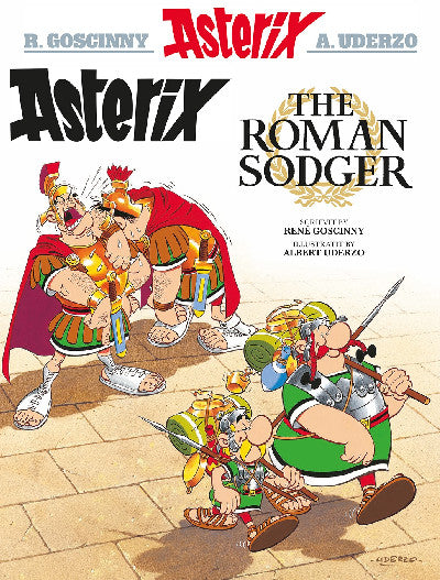 Clawr llyfr / Book cover: Asterix the Roman Sodger (Scots)