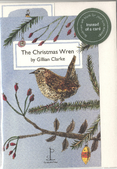 Clawr llyfr / Book cover: The Christmas Wren