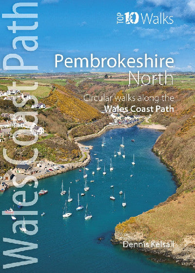 Clawr llyfr / Book cover: Top 10 Walks - Wales Coast Path: Pembrokeshire North — Circular Walks Along the Wales Coast Path