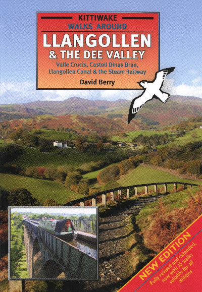 Clawr llyfr / Book cover: Walks Around Llangollen & the Dee Valley