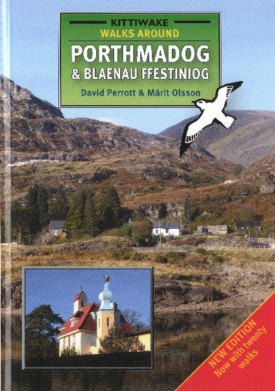 Clawr llyfr / Book cover: Walks Around Porthmadog and Blaenau Ffestiniog