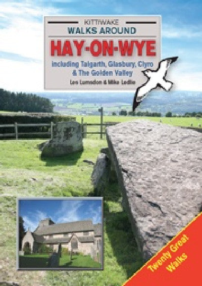 Clawr llyfr / Book cover: Walks Around Hay-On-Wye