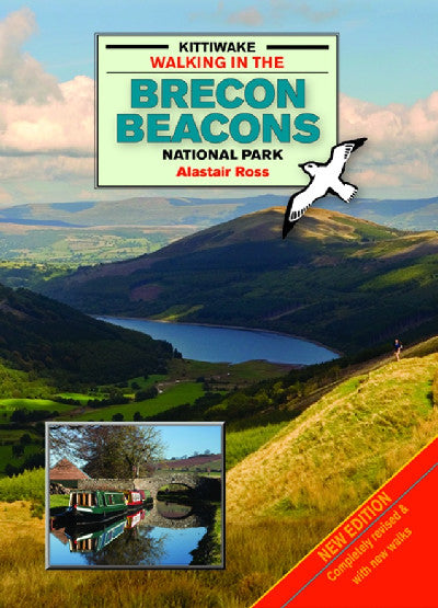 Clawr llyfr / Book cover: Walking in the Brecon Beacons