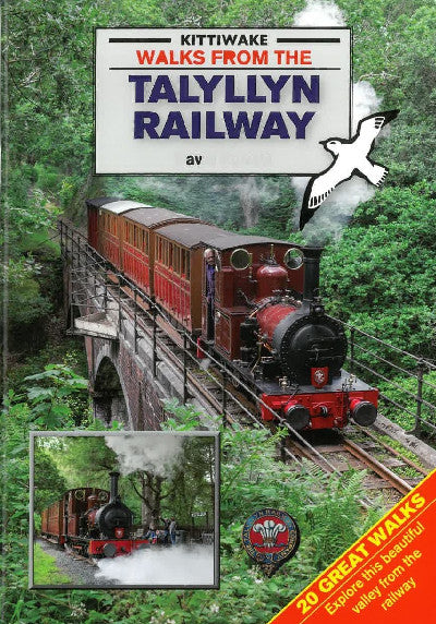 Clawr llyfr / Book cover: Walks from the Talyllyn Railway