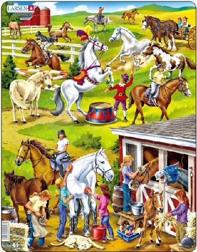 Gêm / Game: Jigsaw - Ceffylau/Horses