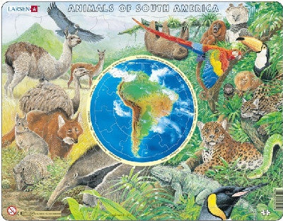 Gêm / Game: Animals of South America Jigsaw