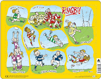 Gêm / Game: Jig-So Rygbi / Rugby Jigsaw