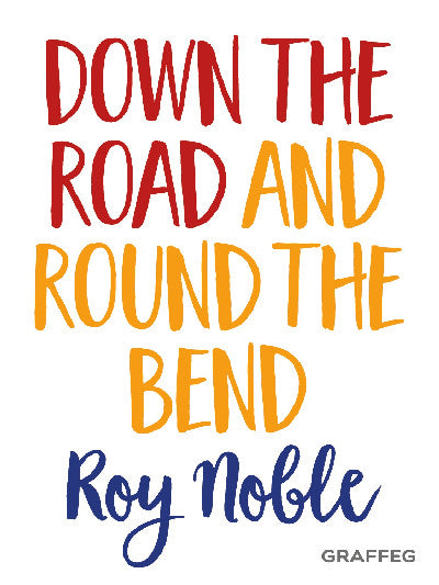 Clawr llyfr / Book cover: Down the Road and Round the Bend