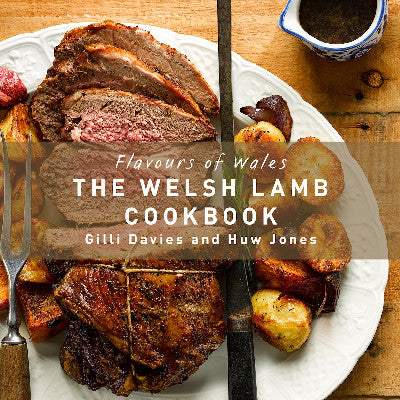Clawr llyfr / Book cover: Flavours of Wales: The Welsh Lamb Cookbook