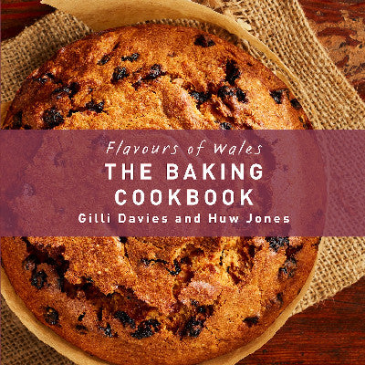 Clawr llyfr / Book cover: The Flavours of Wales: Baking Cookbook