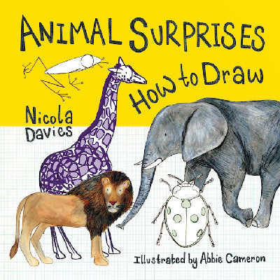 Clawr llyfr / Book cover: How to Draw: Animal Surprises