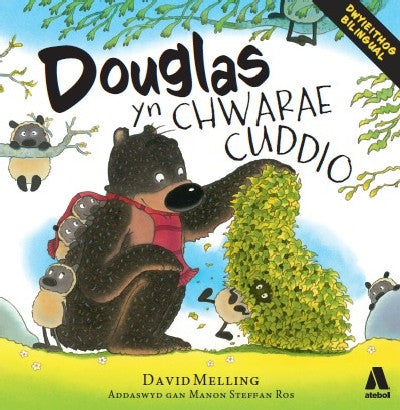 Clawr llyfr / Book cover: Douglas yn Chwarae Cuddio