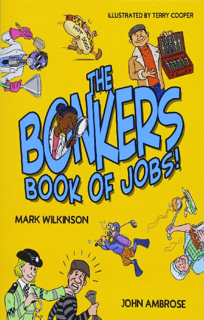 Clawr llyfr / Book cover: Bonkers Book of Jobs, The (New Edition)