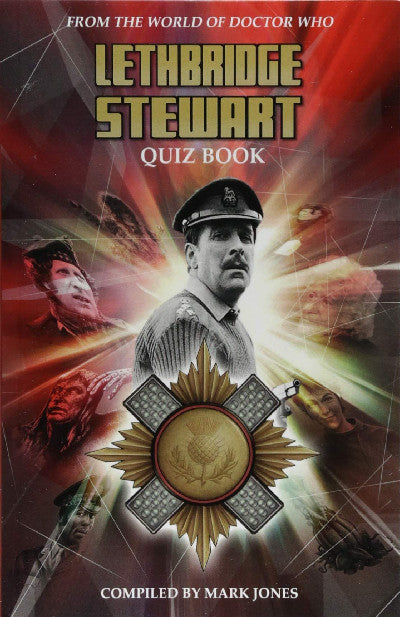 Clawr llyfr / Book cover: Lethbridge-Stewart Quiz Book