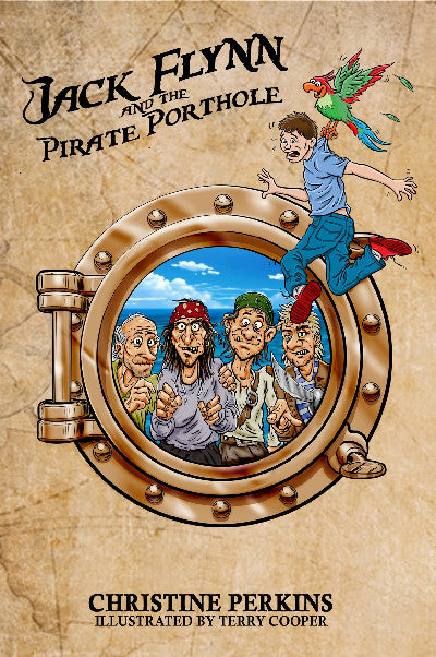 Clawr llyfr / Book cover: Jack Flynn and the Pirate Porthole
