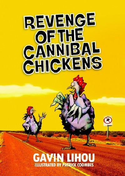 Clawr llyfr / Book cover: Revenge of the Cannibal Chickens