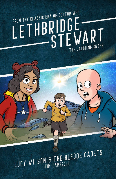 Clawr llyfr / Book cover: Lethbridge-Stewart: The Laughing Gnome / Lucy Wilson & the Bledoe Cadets