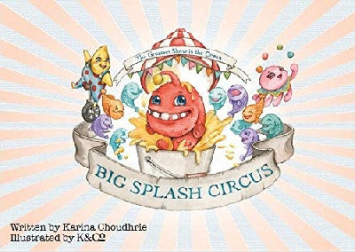 Clawr llyfr / Book cover: Big Splash Circus