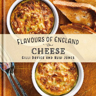 Clawr llyfr / Book cover: Flavours of England: Cheese