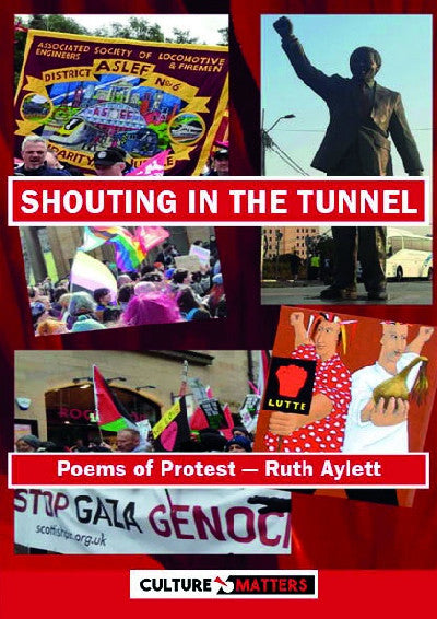 Clawr llyfr / Book cover: Shouting in the Tunnel