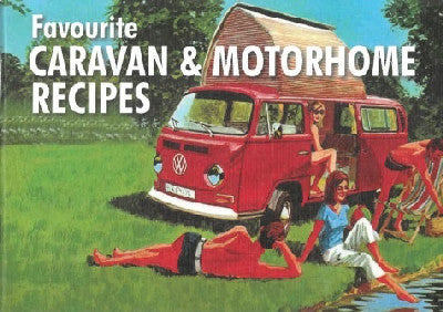 Clawr llyfr / Book cover: Favourite Caravan and Motorhome Recipes