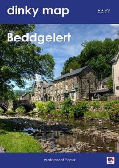 Clawr llyfr / Book cover: Dinky Map Beddgelert