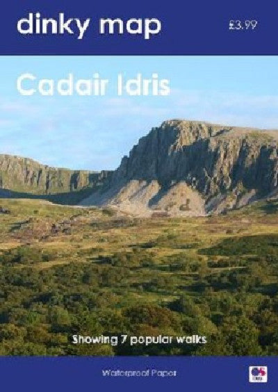Clawr llyfr / Book cover: Dinky Map Cadair Idris
