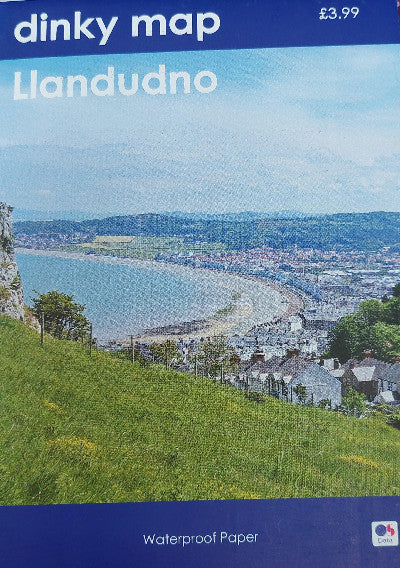 Clawr llyfr / Book cover: Dinky Map Llandudno